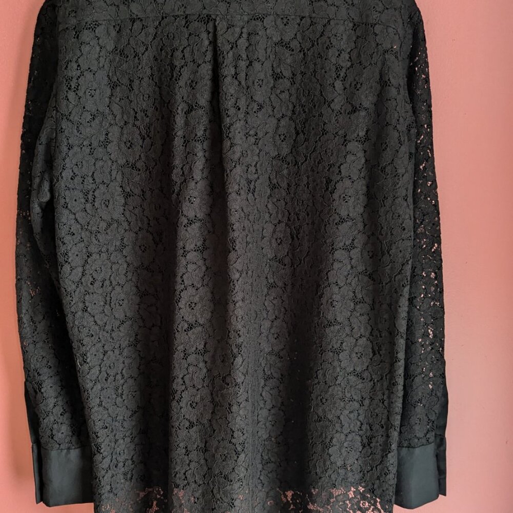 Laced Long Sleeve Button Up - Picture 4 of 7